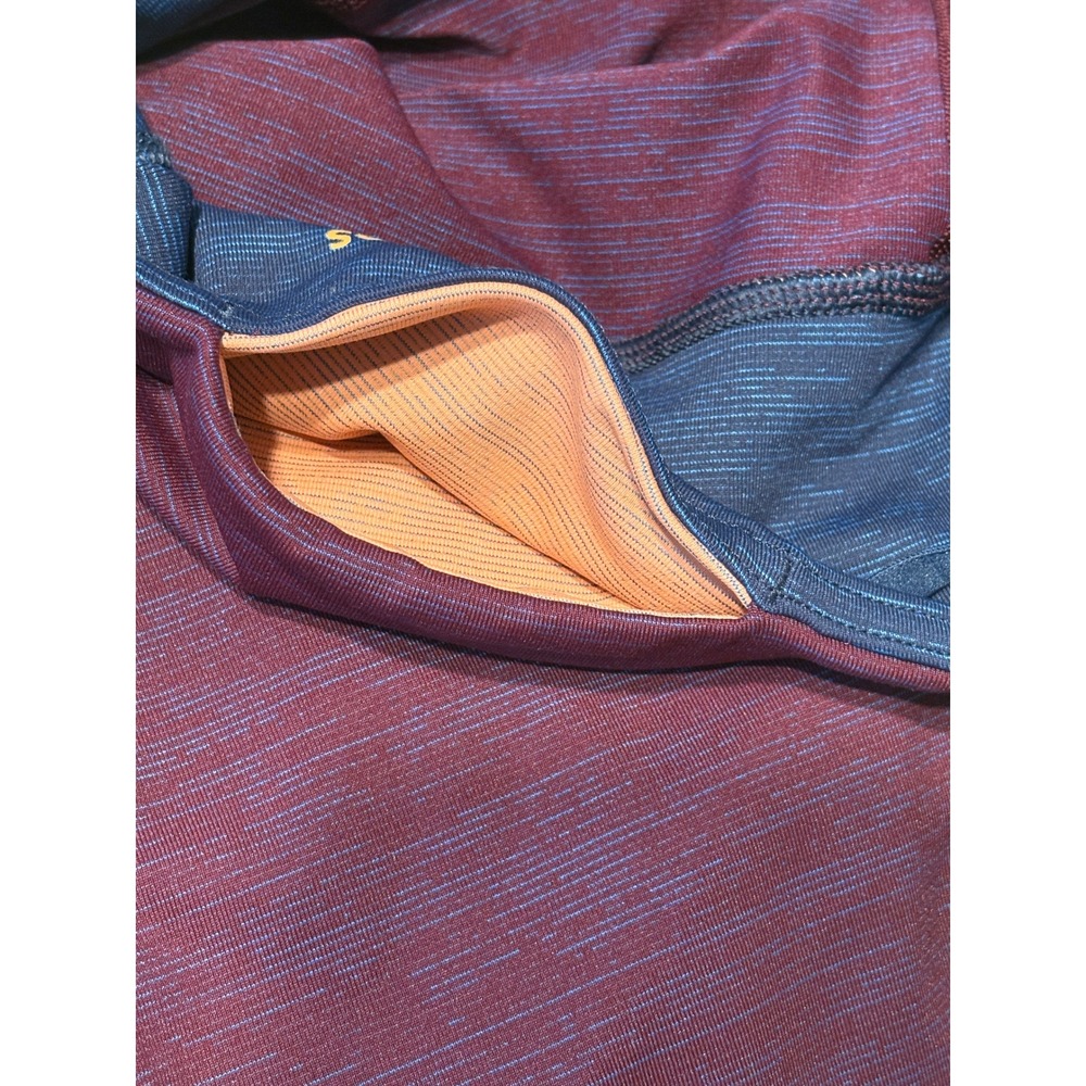 Outdoor Voices TechSweat Leggings Maroon Navy Space Dye High Waist Medium 7/8 - Picture 8 of 11